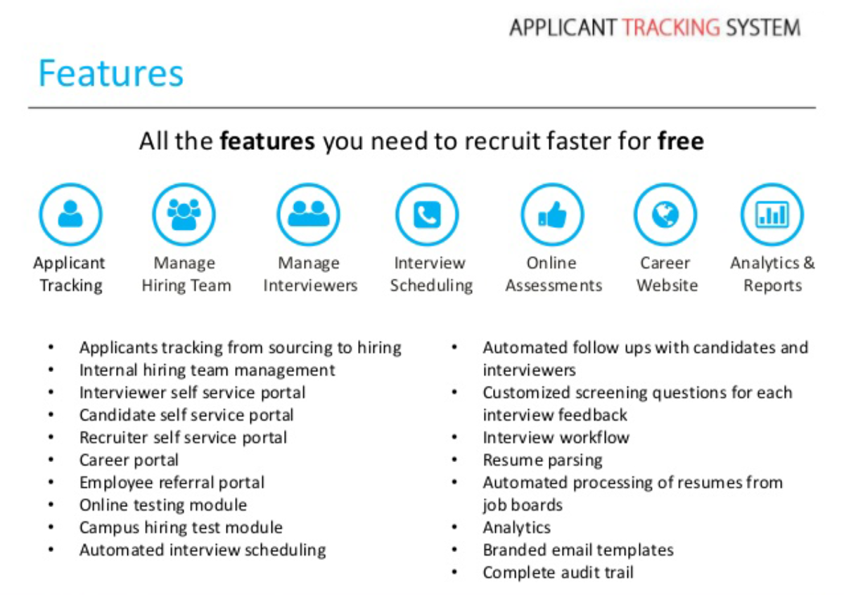 Recruitment Management System - application tracking software